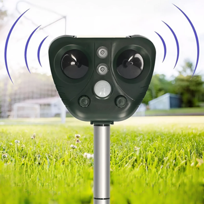 Outdoor Bird Repellent Ultrasonic Pest Control Device - Halri