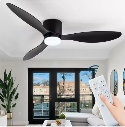 Stylish Ceiling Fan with LED Light and Remote Control
