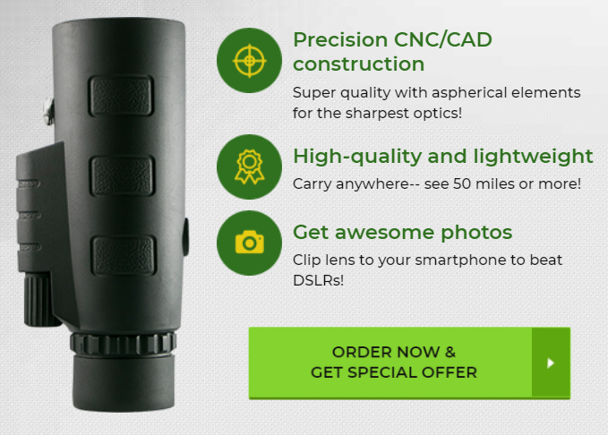 Portable HD Monocular with Phone Adapter and Tripod
