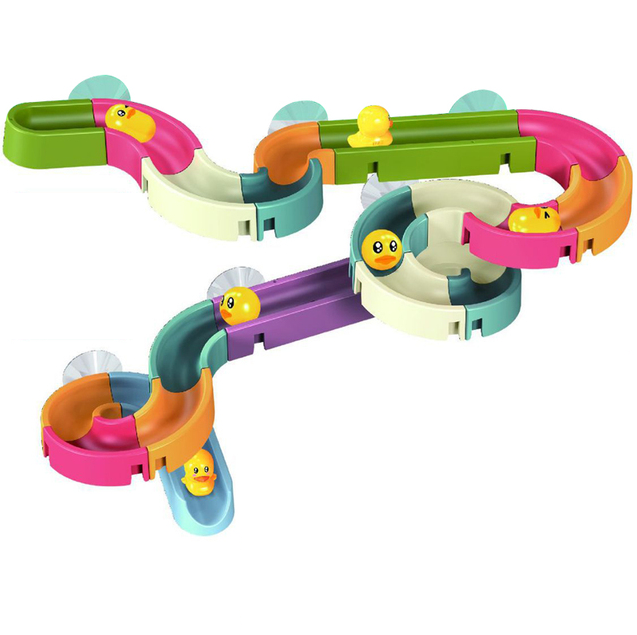 Fun Baby Bath Water Playset Marble Run Toy - Halri