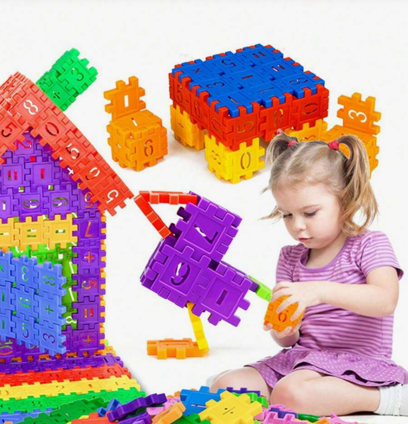 Learning Wooden Math Blocks Set - Halri