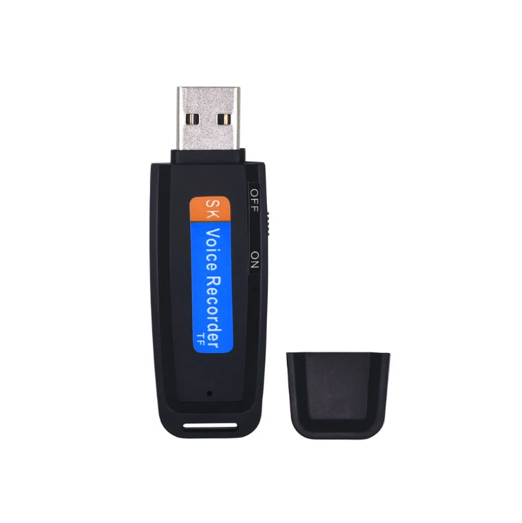 Compact Digital Voice Recorder 8-32GB USB Rechargeable - Halri
