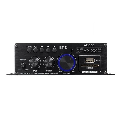 Compact 800W Bluetooth Home Audio Amplifier System