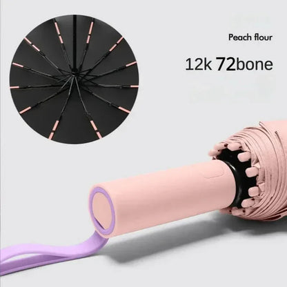 Compact Rain and Windproof Travel Umbrella