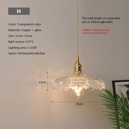 Clear Glass Modern Pendant Light