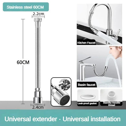 Easy Fit Kitchen Faucet Spray Nozzle Extender