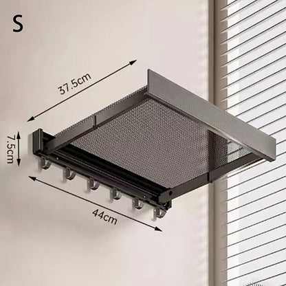 Space Saving Adjustable Towel Holder Rack