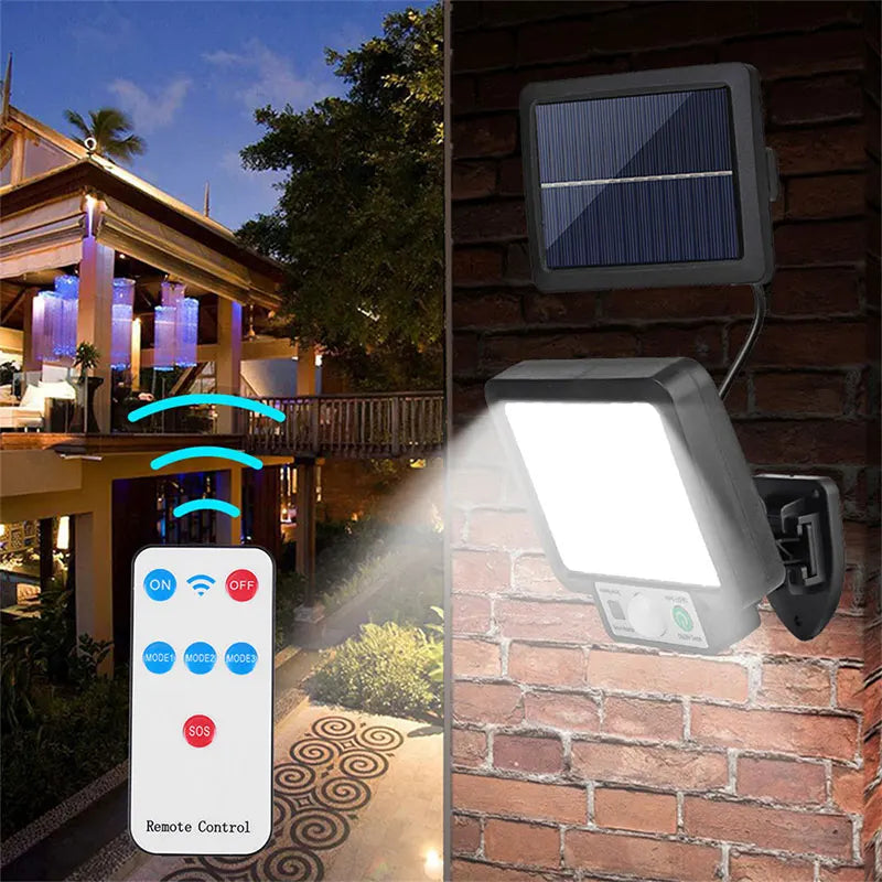 Bright Outdoor Solar Motion Sensor Light - Halri