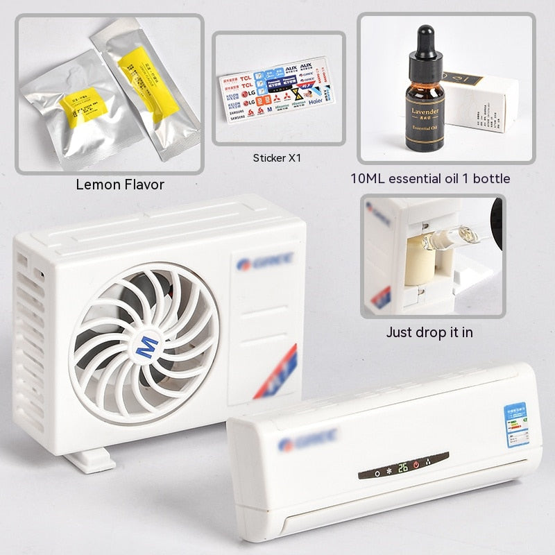 Compact Solar Car Air Freshener Decor - Halri