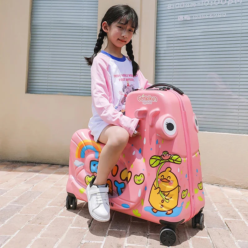 Fun Ride On Kids Luggage Trolley