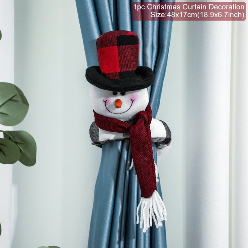 Christmas Tree Decorative Curtain Hook