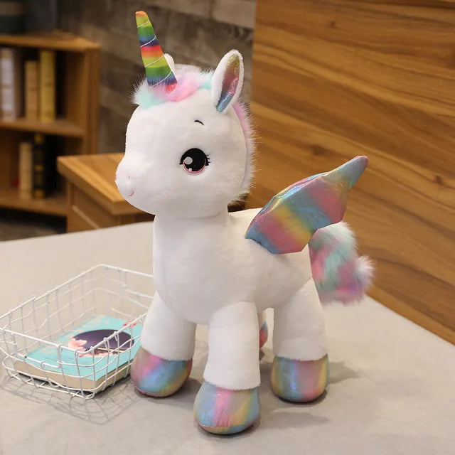 Cuddly Unicorn Plush Horse Toy For Children - Halri