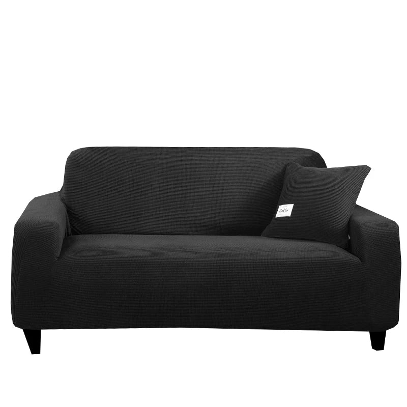 Stretchy Fit Sofa Slipcover | Elastic Fabric | L-Shaped & 1-4 Seater