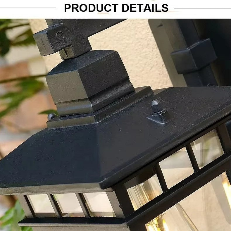 Rustic Outdoor Wall Light – Durable Metal Sconce