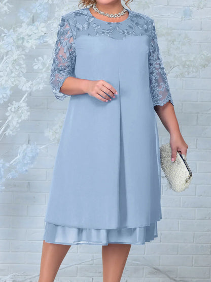 Stylish Large Size Formal Gown