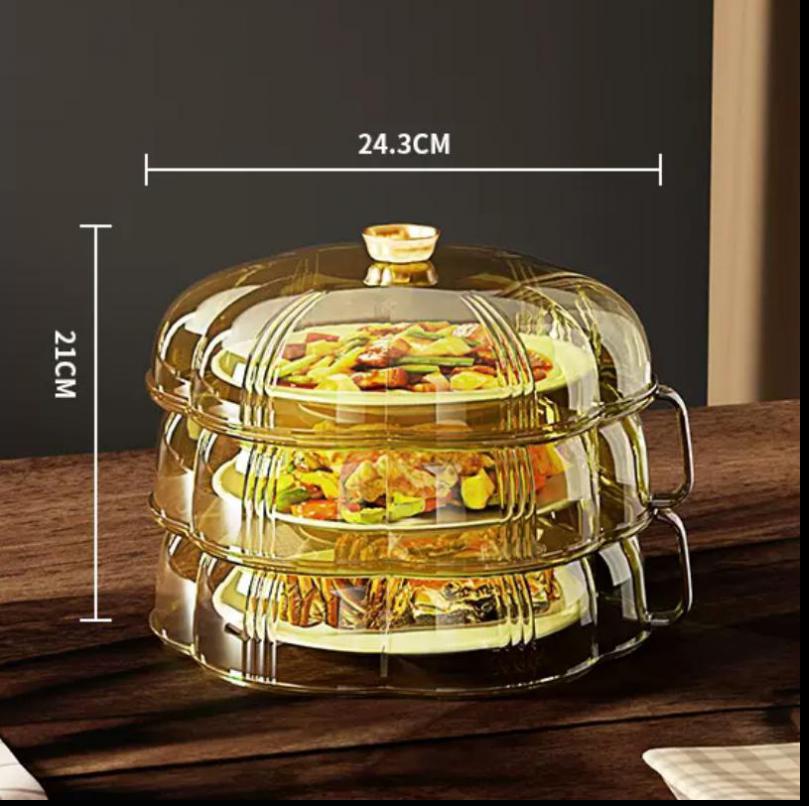Collapsible Microwave Food Lid Protector