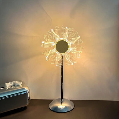Colorful Rainbow Glass Desk Lamp