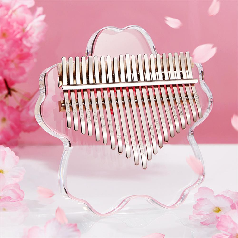 Colorful Pink Mini Kalimba Thumb Piano