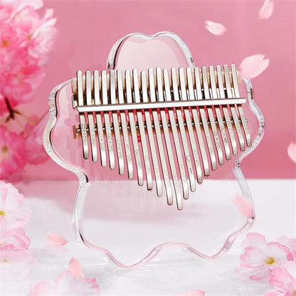 Colorful Pink Mini Kalimba Thumb Piano