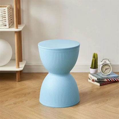 Modern Slim Hourglass Side Table