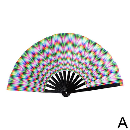 Colorful Folding Paper Hand Fan - Halri