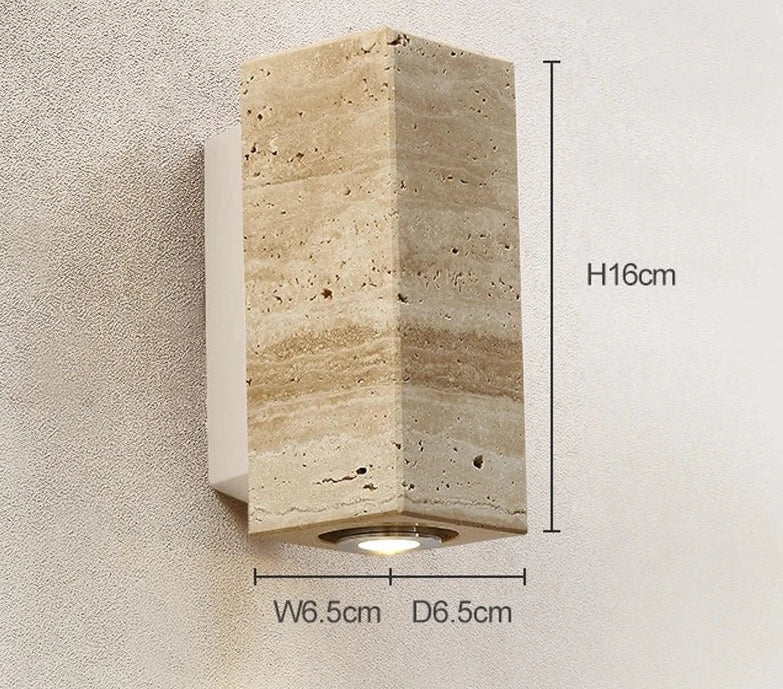 Elegant Stone LED Wall Light