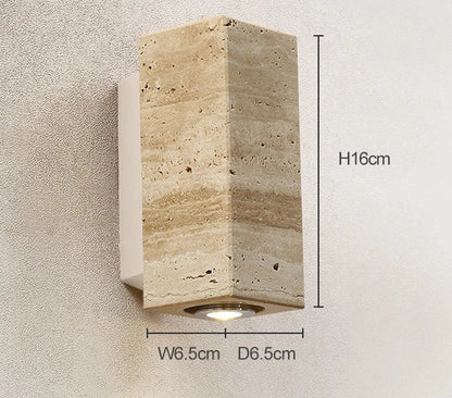 Elegant Stone LED Wall Light