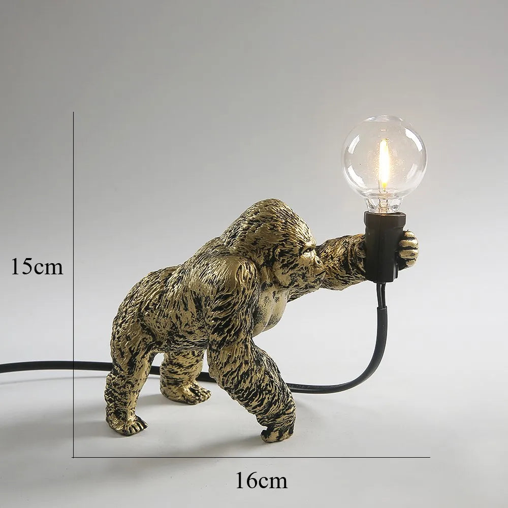 Fun Gorilla Bedside Table Lamp