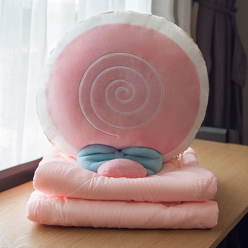Cozy Fruit Portable Foldable Blanket Pillow