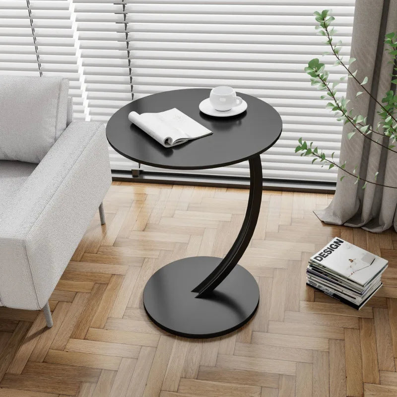Sturdy Circular End Table for Home Decor