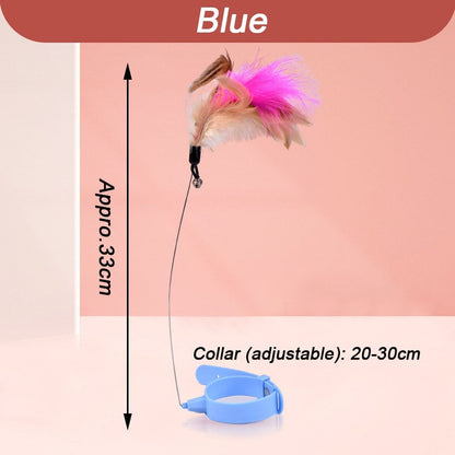 Fun Furry Cat Play Collar Toy