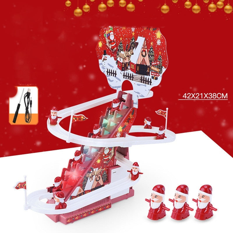 Fun Christmas Obstacle Track Toy Set