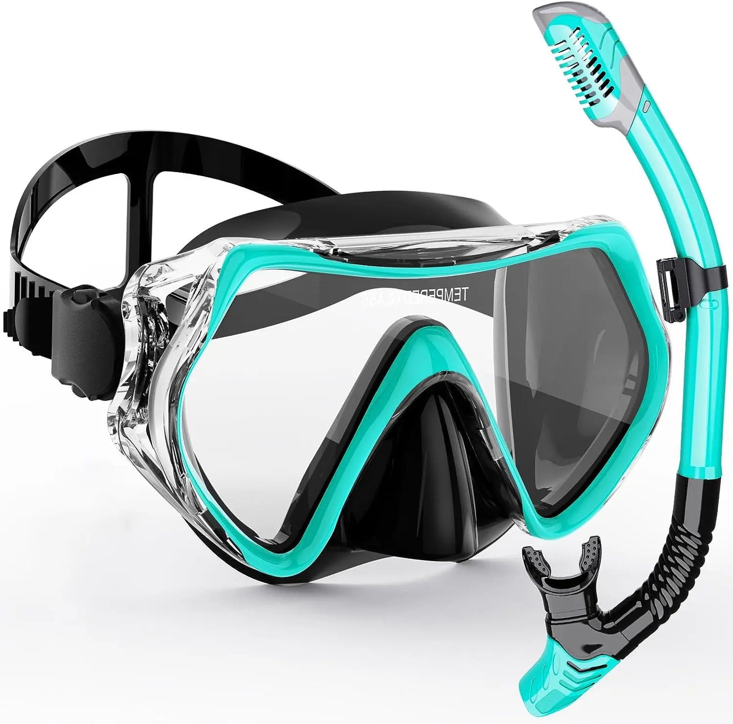 Clear Vision Snorkel Mask Set for Adults