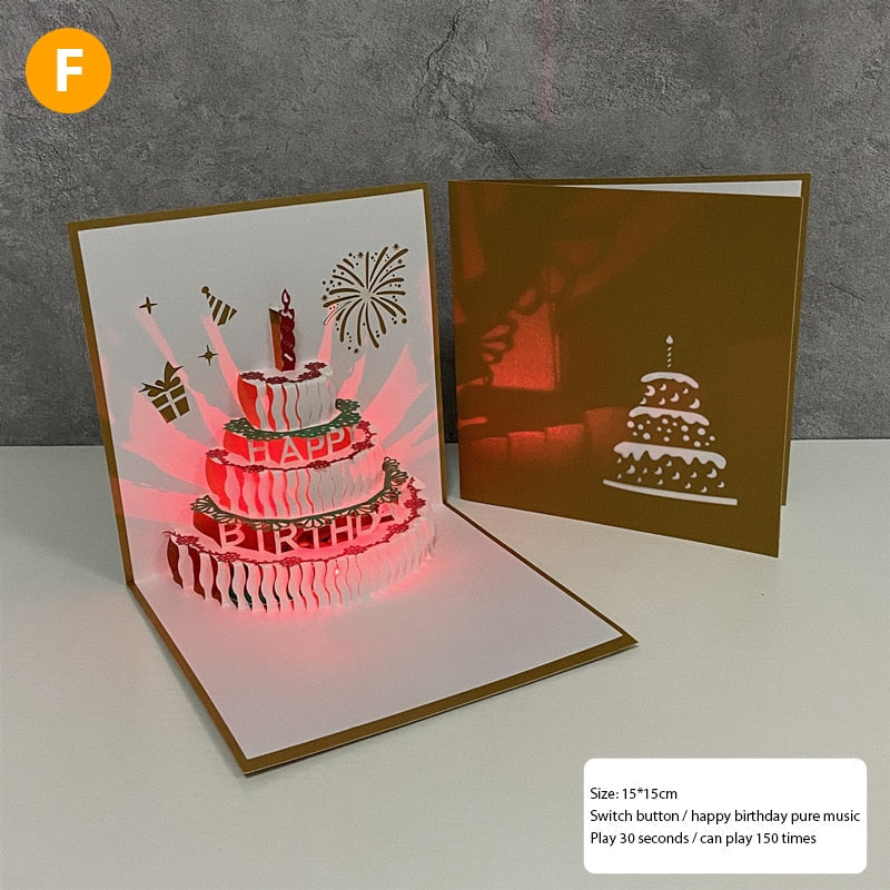 Fun 3D Musical Birthday Greeting Cards