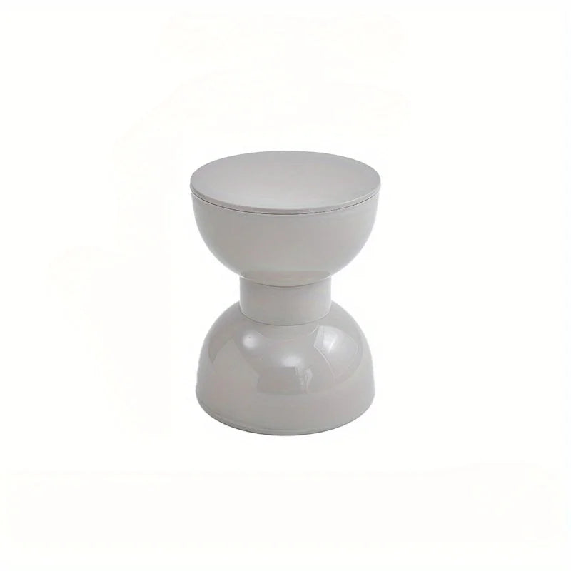 Compact Round End Table for Living Room