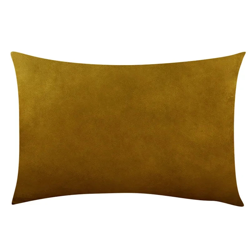 Elegant Black Velvet Pillow Cover