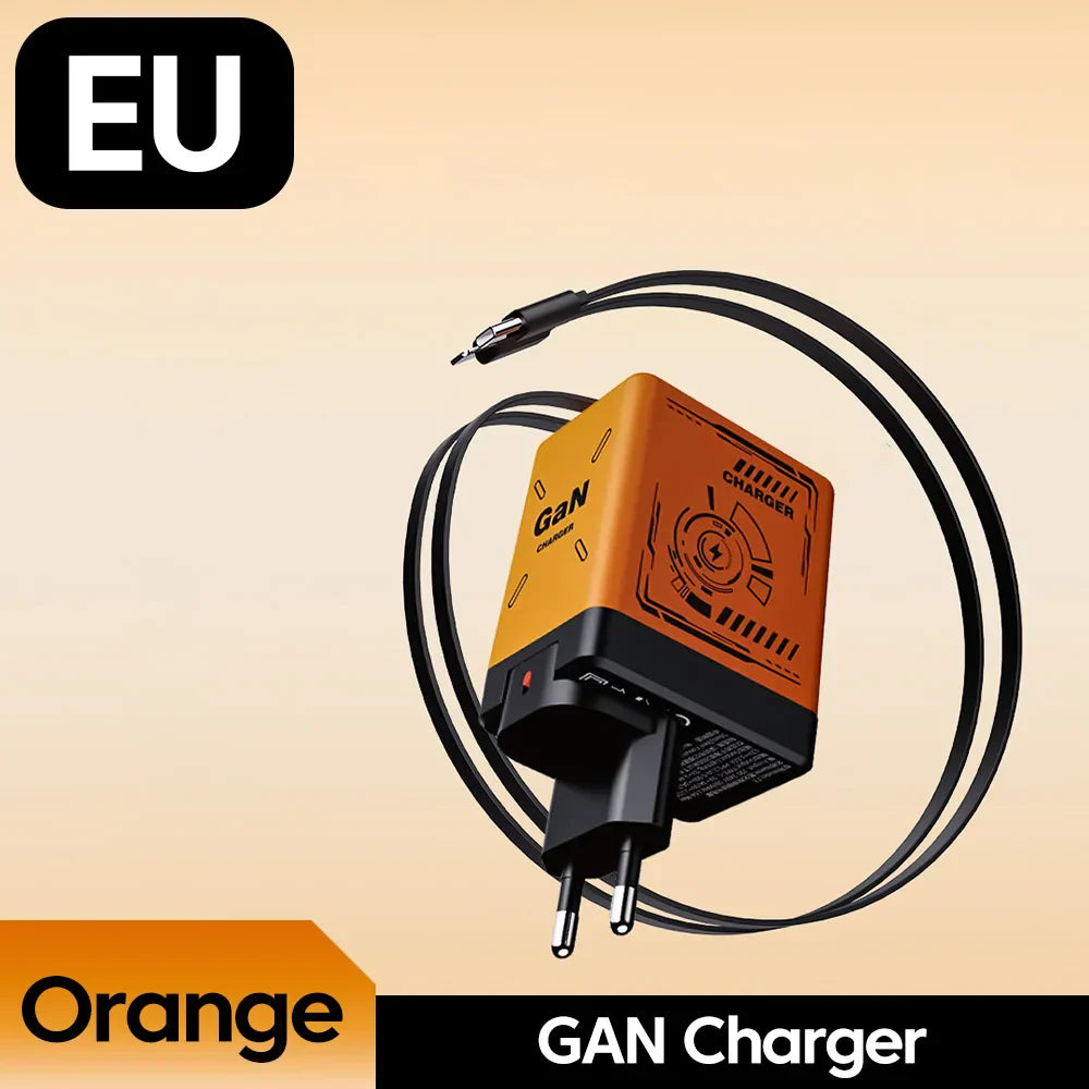 Quick 120W Portable Retractable Charger