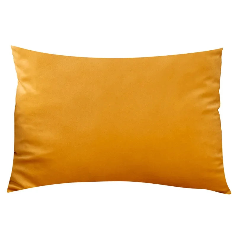 Elegant Black Velvet Pillow Cover