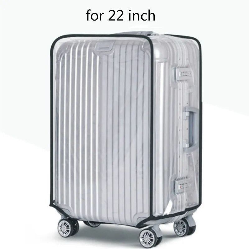 Clear Protective Travel Luggage Cover