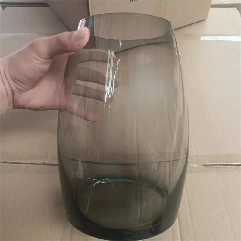 Stylish Small Decorative Glass Flower Vase - Halri