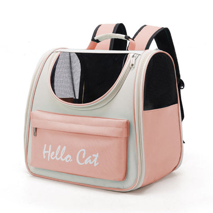 Ventilated Clear Cat Travel Carrier Bag - Halri