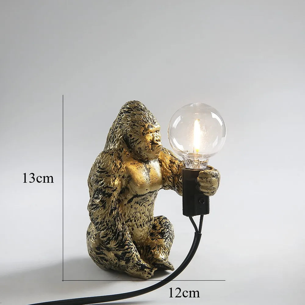 Fun Gorilla Bedside Table Lamp