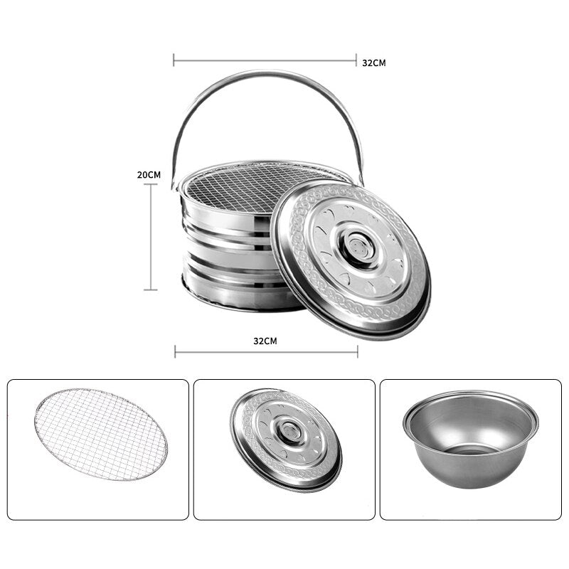 Portable Outdoor Camping Cooking Pot - Halri