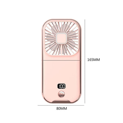 Compact Rechargeable Phone Cooling Fan Mount