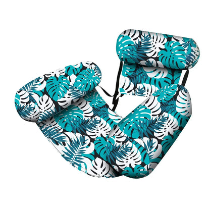 Calm Aqua Leaf Wall Art - Halri