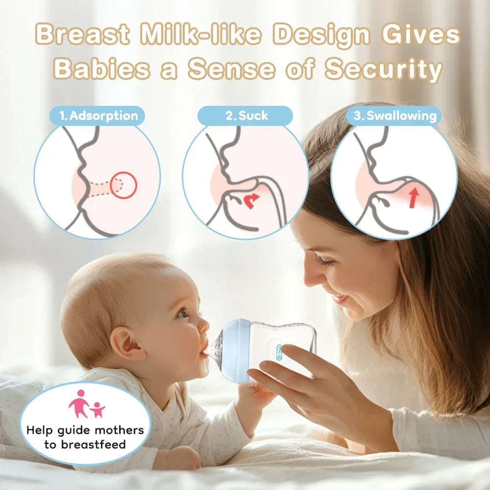 Safe Baby Milk Bottle | BPA Free & Easy to Clean