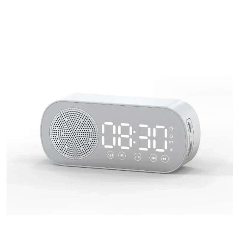 Compact Bluetooth Clock Radio with Speaker