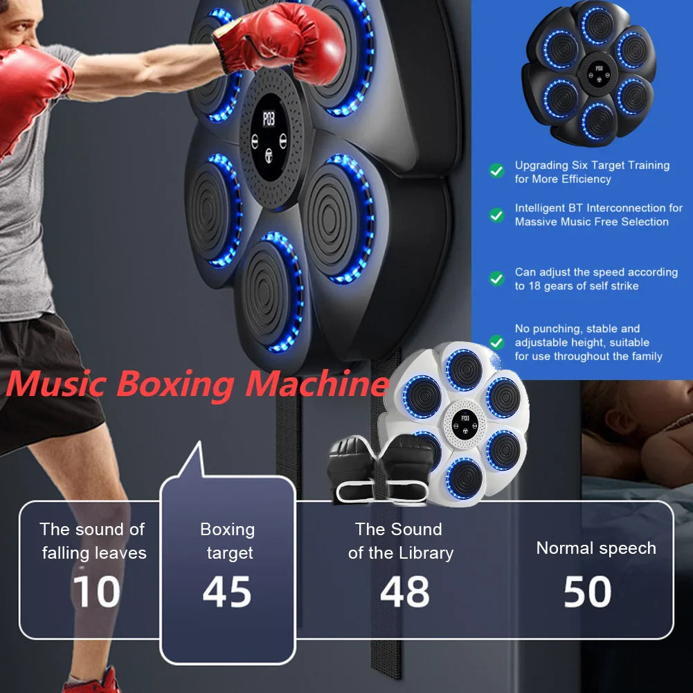 Interactive LED Punching Wall Pad