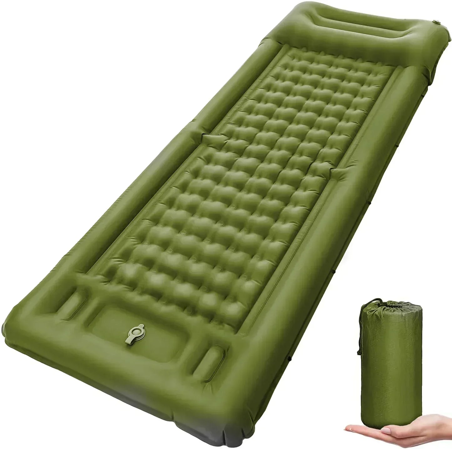 Lightweight Camping Air Mattress with Foot Pump