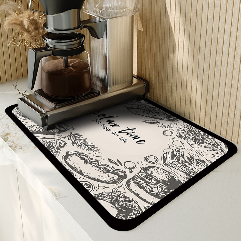 Premium Kitchen Mat for Dry and Safe Dish Storage